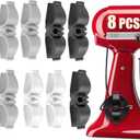 Cord Organizer for Appliances, 8 Pack Upgraded Kitchen Appliance Cord Organizer Stick On Appliance Wire Organizer Wire Wrapper for Kitchen Appliances Mixers, Coffee Maker, Pressure Cooker (3*Black+2*White+3*Grey)