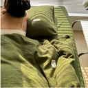 Duvet Cover Set King Size (104 X 90 Inches) 3 Pieces,Super Soft Yellow Knitted Waffle Texture and Washed Microfiber Quilt Cover,with Zipper Corner Ties (Dark Green, Queen(90''x90''))