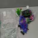 Ameliade Aquarium Artificial Plastic Plants Decorations and Rock Cave Decor Set Goldfish Betta Fish Tank Accessories Small Large Fish Bowl Ornaments