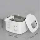 KEINVE Electric Deep Fryer with Basket, 2.5L Oil Fryer with Non-Stick Inner, Viewing Window, 1600Watt Fast Heating, White