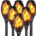 Maggift Solar Torch Lights; Outdoor Waterproof Flickering Flame Patio and Garden Decor; 12-Pack
