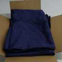 Fitable 6 Pack Square Tablecloths - 70 x 70 Inches - Stain Resistant and Reusable Table Clothes, Navy Polyester Fabric Table Covers for Dining, Card Tables, Coffee Tables