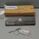 LifeArt Blue Light Blocking Computer Reading Glasses,Men's and Women's Rimless Frame (Golden, +3.50 Magnification)