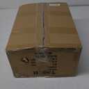 Glass Table Lamp Set of 2,Small Gold Bedside Lamps Dimmable Boho Bedroom Lamp with Tulip Flower Amber Lamp Shade,Vintage Mid Century Modern Mini Nightstand Lamp for Bedroom Living Room