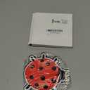 Eersida 16 Pcs Ladybug Magnets for Screen Doors Double Sided Screen Door Magnets Stickers Decorative Magnetic Decor for Window Patio Sliding Doors Protector