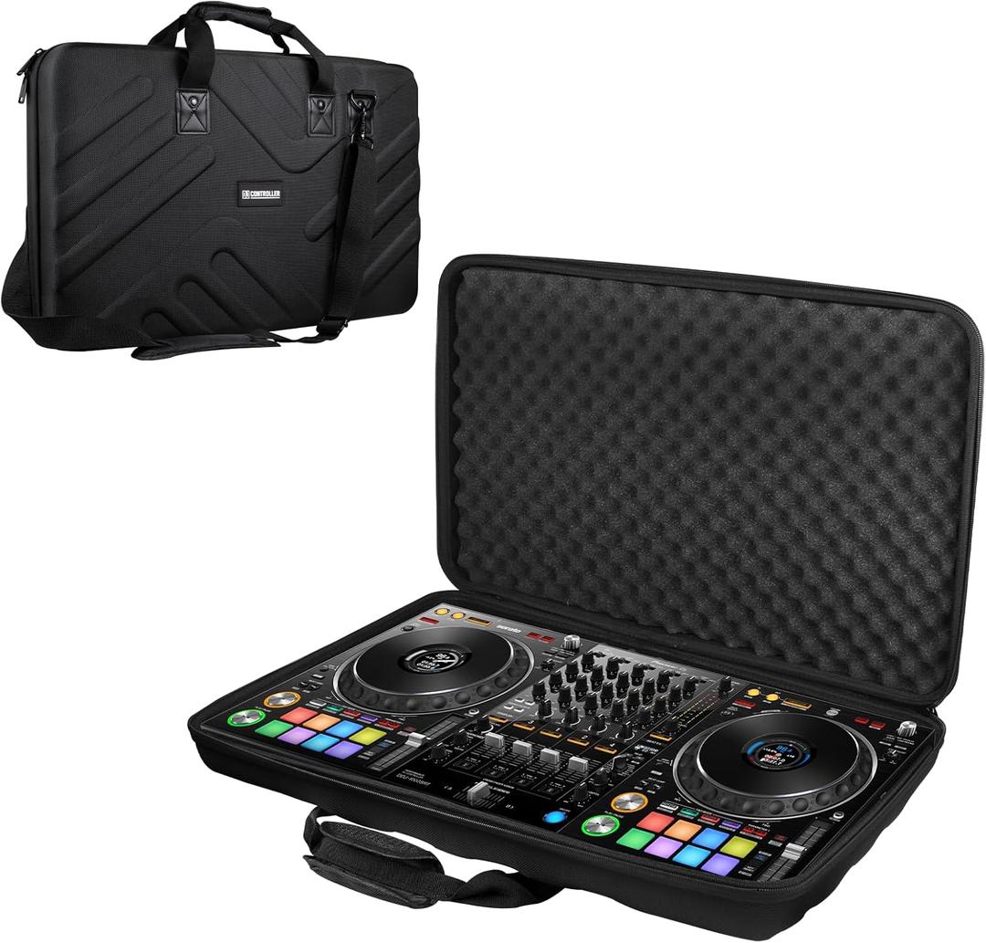 DJ Case - 28.8"x16"x4.3" - Fits Pioneer DJ Controller DDJ-1000,DDJ-1000SR,DDJ-FLX10 - Hard Shell Traveling Case - EVA Protection - For DJ Equipment