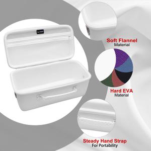 LTGEM Case Compatible with Bose SoundLink Max Portable Bluetooth Speakers with Shoulder Strap, White(Case Only) LTGEM Case Compatible with Bose SoundLink Max Portable Bluetooth Speakers with Shoulder Strap, White(Case Only)