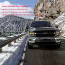 AUXKO in-Channel Window Rain Guards for 2015-2026 Ford F-150 & 2017-2026 F-150 Raptor F-250 F-350 F-450 F-550 SuperCrew. Easy-to-Install Rain Guards for Car Window Vent Visors Accessories for Truck