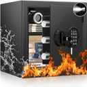 2.0 Cuft Fireproof Safe Box for Home,Digital Keypad,35-Min Fire Protection