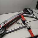 Razor Black Label E100 Electric Scooter – Silver/Red, up to 10 mph, 8" Front Tire, for Child 8+