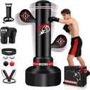 Upgraded Heavy Freestanding Punching Bag for Adults Teens, 70 Standing Punching Bag Kicking Bag Heavy Bag, Women Men Kickboxing Bags for Training MMA Fitness Home Gym