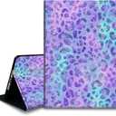 Bxgolkgd Tablet Case for Samsung Galaxy Tab S11 11 Inch 2025 Model (SM-X730/X736B),Shockproof Stand Cover with Heat Dissipation,Auto Wake/Sleep Function,Purple Leopard Glitter
