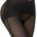 SIMIYA Shapewear Tummy Control Body Shaper for Women Compression High Waisted Trainer Thigh Slimmer Butt Lifting Shapewear (X-Large, #02-1pc Black-high Waisted)