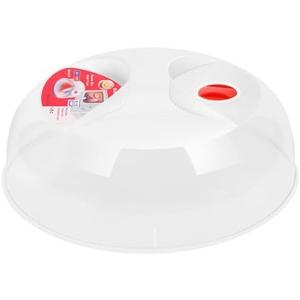 Flexzion 11.5 Inch Microwave Splatter Cover - BPA-Free Anti-Splatter Microwave Cover with Adjustable Steam Vent, Dishwasher Safe, Transparent Plastic Food Covers for Microwave Cooking Flexzion 11.5 Inch Microwave Splatter Cover - BPA-Free Anti-Splatter Microwave Cover with Adjustable Steam Vent, Dishwasher Safe, Transparent Plastic Food Covers for Microwave Cooking