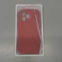 Magnetic for iPhone 17 Pro Case, [Full Camera Protection][Compatible with MagSafe] Cute Wave Frame Silicone Shockproof Protective Phone Case for iPhone 17 Pro 6.3", Red