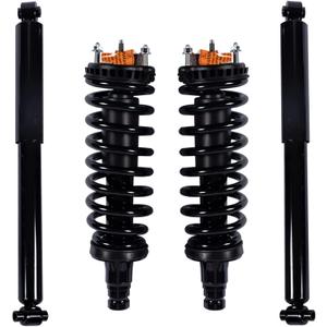 Front & Rear Struts Shock Absorbers Assembly Fit 2002-2009 for Chevy Trailblazer, 2002-2006 for Gmc Envoy, 2003-2009 for Isuzu Ascender, 2002-2004 for Oldsmobile Bravada #171341 37241