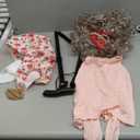 100 Days of School Costume for Girls, Old Lady Costume for Kids, Granny Grandma Dress Up (3-4yr, Pink-set 2)