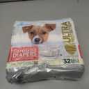 Paw Inspired 32ct Disposable Dog Diapers | Female Dog Diapers Ultra Protection | Diapers for Dogs in Heat, Excitable Urination, or Incontinence (Small)