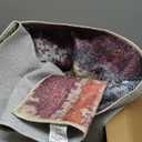 Lahome Modern Abstract Living Room Rug 8x10, Washable 8x10 Area Rugs for Bedroom Stain Resistant Non Slip, Large Red Soft Indoor Carpet for Dining Room Table Home Decor