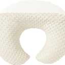 Nursing Pillow and Positioner Breastfeeding and Bottle Feeding, Propping Baby, Tummy Time, Sitting Support, with Removable Dots Cover, for Baby Boy Baby GirlPristine (22 X 17.7 X 5.9 Inch)