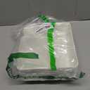 Lawei 10Pcs Chips and Dip Plates, Plastic Serving Platter Set Dumpling Plate with Dipping Saucer, White Divided Snack Serving Dishes for Appetizer, Sushi, Taco Salsa, Charcuterie, Reusable