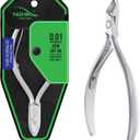 NGHIA Cuticle Nipper - D-01 JAW 12 | Stainless Steel | Durable and Sharp | Ergonomic Design | Grey Plated | Ideal for Salons and Home Use (Jaw 12 (4.5 - 5.5 mm))