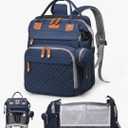 Diaper Bag with Changing Station, Baby diaper bags, Travel Essentials for Moms Dads, Boys, Blue