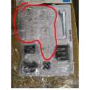 California King Bed Frame with Headboard, 12 Inch Heavy Duty Metal Platform Cal King Bed Frame, No Box Spring Needed, Noise Free, Easy Assemble, Black