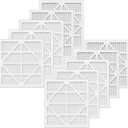 10 Pack MERV-10 Filter Replacement, Compatible with AlorAir CleanShield HEPA 550 and Abestorm HEPA 550 Air Scrubber Only  Not for Other 550 Models, Filter Size 14.8"L x 13.7"W x 0.8"H