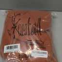 KOUFALL Terracotta Boho Curtains for Bedroom,2 Panels Sheer Rust Colored Rustic Farmhouse Tab Top Linen Western Curtains for Living Room 84 Inches Long