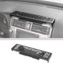 JWWY for 4runner Center Console Extension Holder Mount Dashboard Mounting Bracket Trim for 2010-2025 Toyota 4runner Interior Accessories, Alloy Black 2PCS