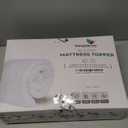 SLEEPNOVA's Cooling Mattress Topper Queen Size Bed  100% Cotton Pillow Top That Keeps You Cool, Relieves Back Pain & Adds Cloud-Like Comfort with Deep Pocket Fit (8-21), Soft & Machine Washable