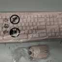 Logitech MK270 Wireless Keyboard and Mouse Combo for Windows, 2.4 GHz Wireless, Compact Mouse, 8 Multimedia and Shortcut Keys, 2-Year Battery Life, for PC, Laptop - Rose