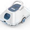 Robotic Pool Cleaner,Automatic Pool Cleaner with 210-Mins Runtime,Pool Vacuum for Above Ground & Inground Pools,Easy Retrieve,Smart Planning,Coverage up to 2200 Sq.Ft,Sky Aqua