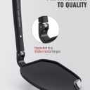 LUENX Aviator Sunglasses for Men Square Polarized Polygon Lens - UV 400 Protection with Accessories 61MM Driving Outdoor (Black)