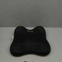 Back Massager with Heat, Cordless Back and Neck Massage for Pain Relief Deep Tissue, 4D Shiatsu and Percussion Massage Pillow, Lower Back Massager for Office,Gifts for Christmas Women Men, Black