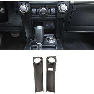 JeCar for 4Runner Interior Trim Center Console Dash Air Conditioner Control Panel Cover Compatible with 2010-2023 Toyota 4Runner (Matte Black)