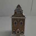 Braxio Indoor Christmas Decorations Resin Gingerbread House with LED Light - Winter Holiday Home Decor Gift for Men, 6.5 x 5.5 x 13.5 Inch