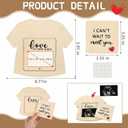 Novabright Grandparent Reveal Keepsake Pregnancy Announcement for Grandparents I Can't Wait to Meet You Ultrasound Picture Frame Keepsake Box Baby Announcement Sign Love at First Sight Gift