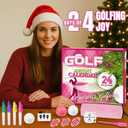 Golf Advent Calendar 2025 for Women Teen Girls, Funny White Elephant Gifts with Golf Tee & Ball, Ball Marker, Divot Repair Tool Christmas Gifts for Women Wife Girlfriends Mom Daughter