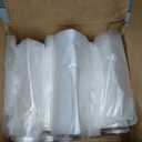 TYPLASTICS 55 Gallon Clear Trash Can Liners - 36" x 60" - High Density Garbage Bags - Case of 200 - Multipurpose for Office, Outdoor, Recycling, Industrial and Commercial Set Of 10