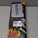 Grilljoy BBQ Accessories Grill Tools Set - 22PCS Stainless Steel Barbecue Grill Accessories for Outdoor Grill with Black Aluminum Case - Christmas Grilling Gifts for Men & Dad -Grill Tools Kit (Flamed Pattern)