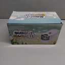 Bubble Machine, Automatic 18000+ Per Minute Big Bubbles Blower Maker for Kids Toddlers with 2 Speeds,6 Wands,Operated by Plugin or Batteries for Outdoor/Indoor Birthday Parties,Wedding (White)