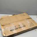 Foldable Laptop Desk for Bed, Bed Laptop Table, Foldable Portable Lap Bed Tray, 23.6 Inch Floor Table for Drawing Reading and Writing, Bamboo (Bamboo Color-low Legs)