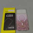 JETech Glitter Case for iPhone 17 Pro Max 6.9-Inch, Bling Sparkle Shockproof Phone Bumper Cover, Cute Sparkly for Women and Girls (Clear)