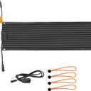 Toriexon Snow Melting Mats Outdoor 10 x 30 inch, NonSlip Heated Outdoor Mats 85W 120V, Heated Driveway Mats with UL and ETL Certificate Power Cord, Suitable for Most Entryways