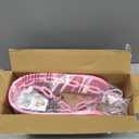 Pink Swing Seat - Heavy Duty Chain Plastic Coated - Playground Swing Set Accessories Replacement Gift Box Set Birthday Gift