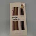 Kitsch Satin Hair Curlers, Heatless Curling Rod - Jumbo Flexi Rod, Heatless Hair Curler - Hair Curlers to Sleep In - No Heat Overnight Curls - For All Hair Types and Texture - 4pcs Rosewood (4 Count (Pack of 1))