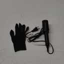 FARERY Portable Hair Straightener, 1.5 Inch Wider Plate Flat Iron for Short & Long Hair, Ceramic Travel Hair Straightener with Argan Oil & Keratin Infused, Universal Voltage, with Storage Bag (Black)