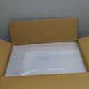 LXLXXL Storage Bins with Lids, 6 Pack Clear Plastic Storage Containers with Magnetic Acrylic Door, 19 Qt Stackable Storage Box for Home,Office Organizing